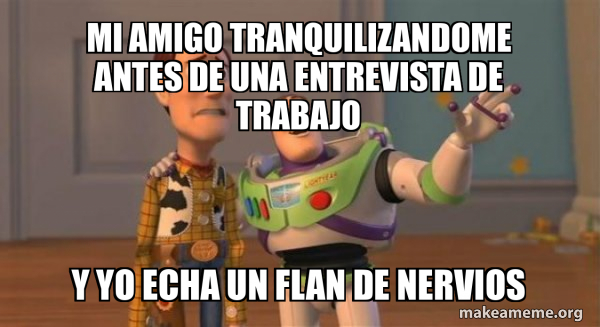 meme de la entrevista de trabajo de los hermanastros