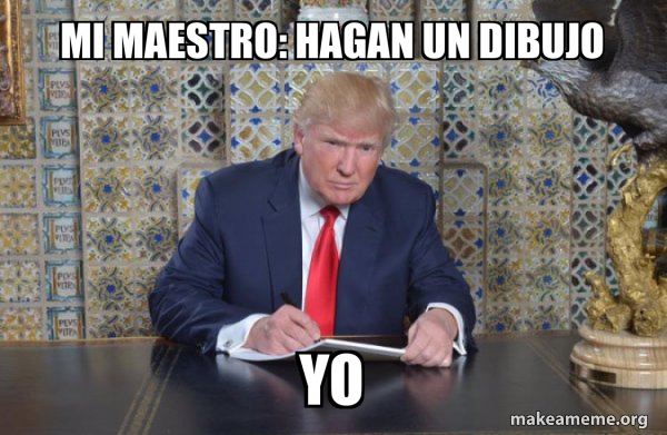 Donald Trump Writing Speech meme