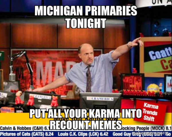 Mad Karma with Jim Cramer meme