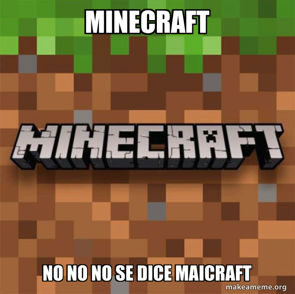 Minecraft meme