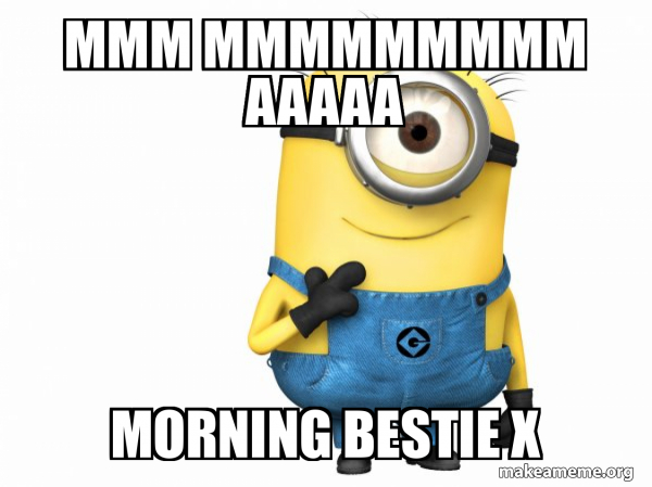 Thoughtful Minion meme