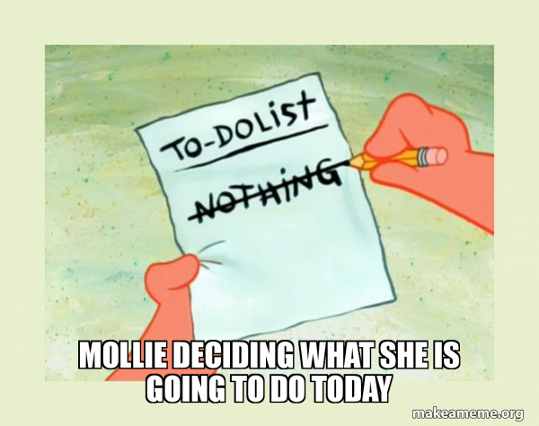 To Do List - Nothing meme