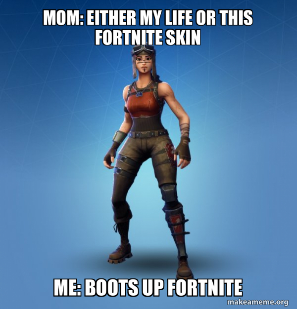 Renegade Raider Fortnite Skin meme