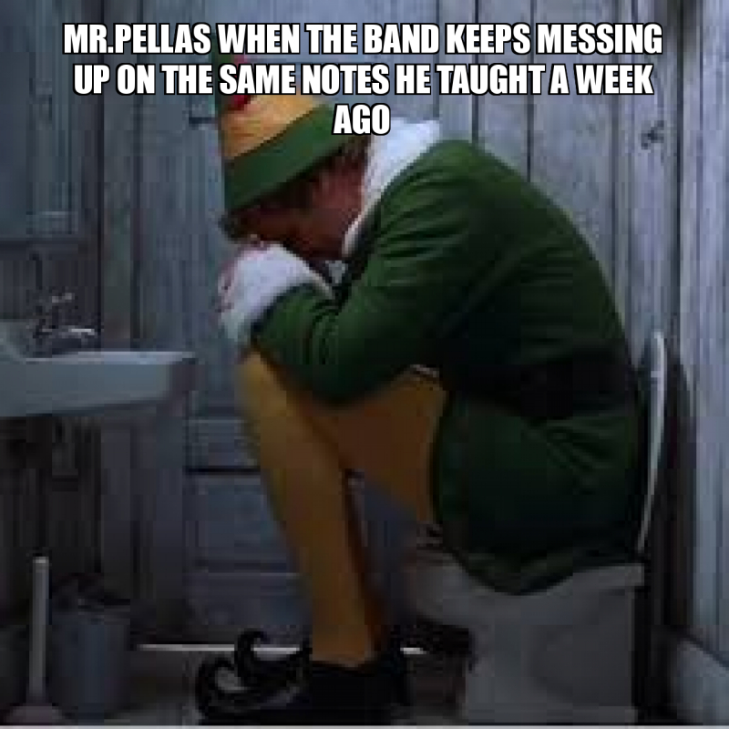 Weekly Notes Meme MR.PELLAS WHEN THE BAND KEEPS MESSING UP ON THE SAME NOTES HE TAUGHT A ...