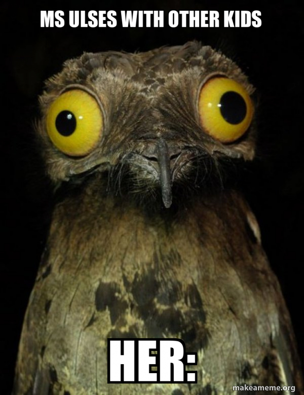 Weird Stuff I do Potoo meme