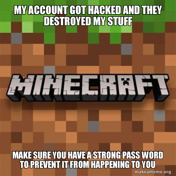 Minecraft meme