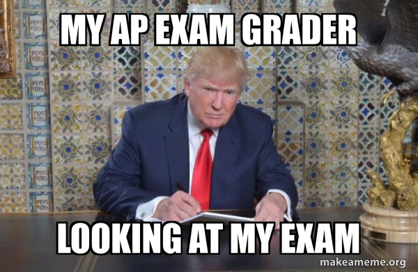 Donald Trump Writing Speech meme