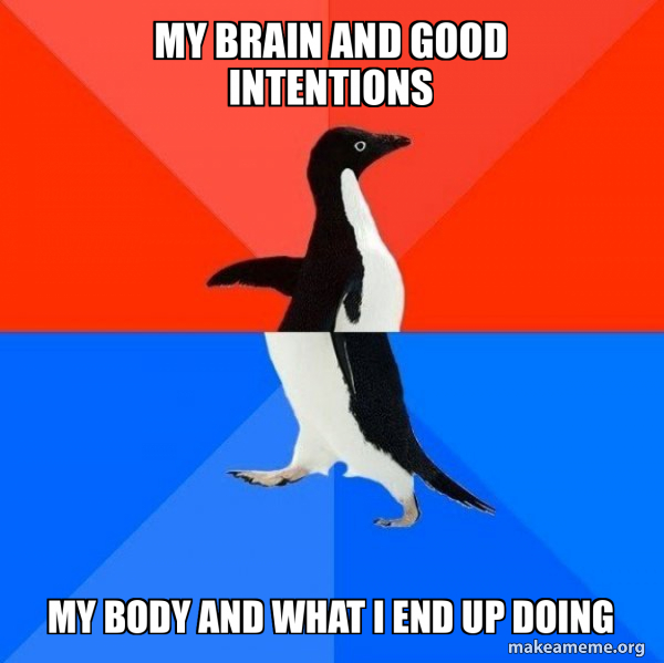 Socially Awesome Awkward Penguin meme