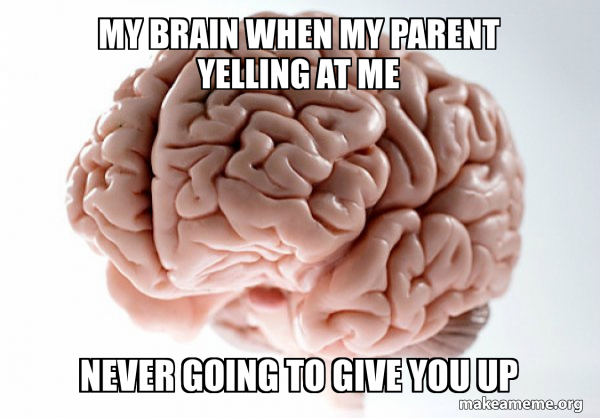 Scumbag Brain meme