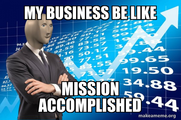 Stonks Only Go Up meme
