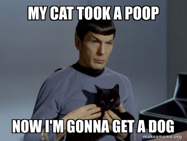 Spock and Cat Meme meme