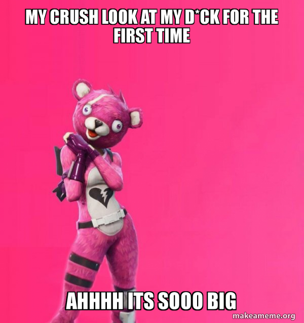 Creepy Bear Fortnite meme