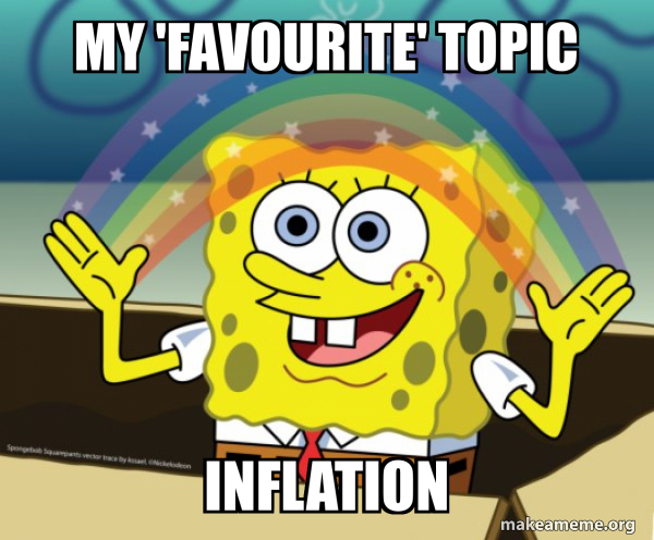 MY 'FAVOURITE' TOPIC INFLATION - Rainbow SpongeBob Meme Generator