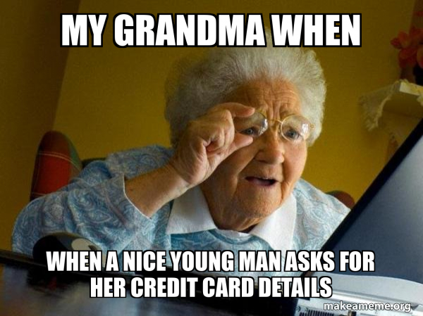 Internet Grandma meme