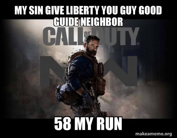 Call of Duty (COD) - Modern Warfare meme