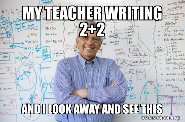 Good Guy Professor meme