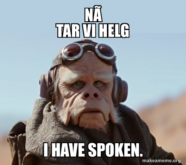 The Mandalorian - I Have Spoken meme