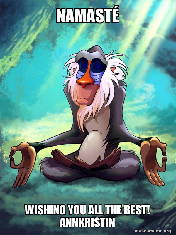 Rafiki Meditating - Lion King meme