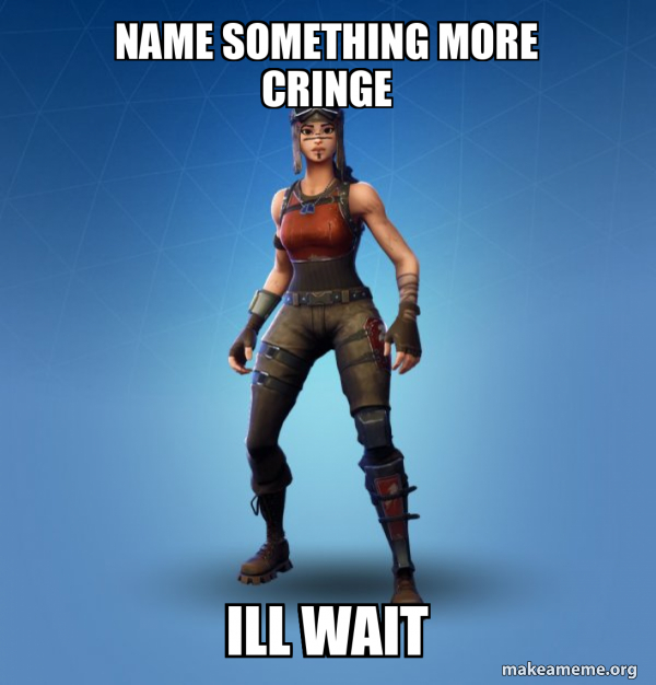 Renegade Raider Fortnite Skin meme