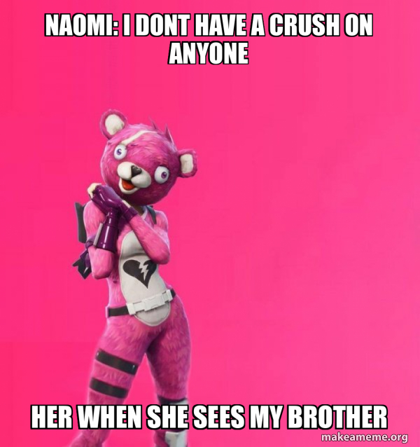Creepy Bear Fortnite meme