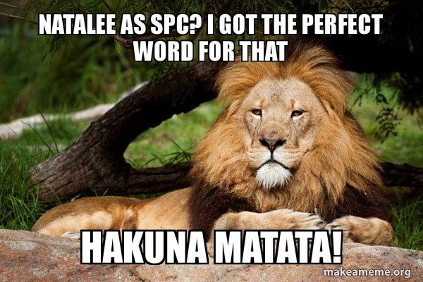 Contemplative Lion meme