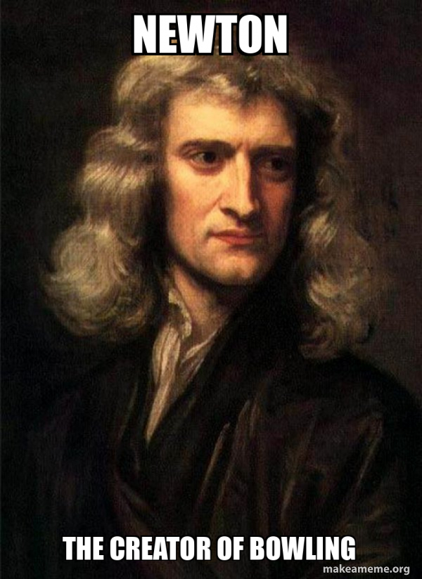 Sir Isaac Newton meme