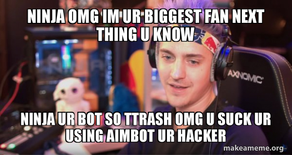 Ninja Tyler Blevins meme