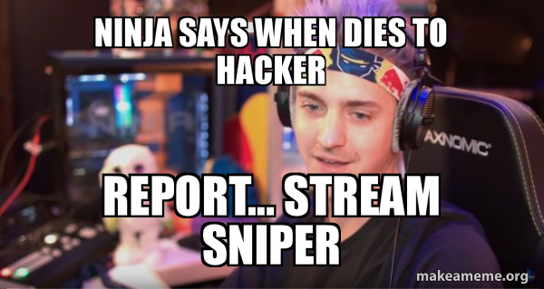 Ninja Tyler Blevins meme