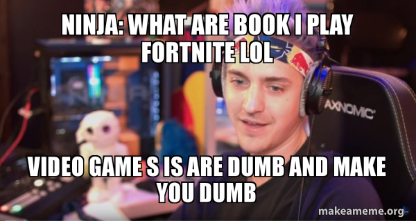 Ninja Tyler Blevins meme