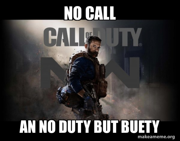 Call of Duty (COD) - Modern Warfare meme