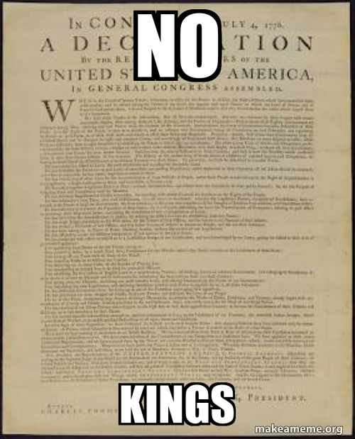 NO KINGS Meme Generator