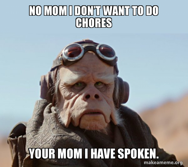 The Mandalorian - I Have Spoken meme