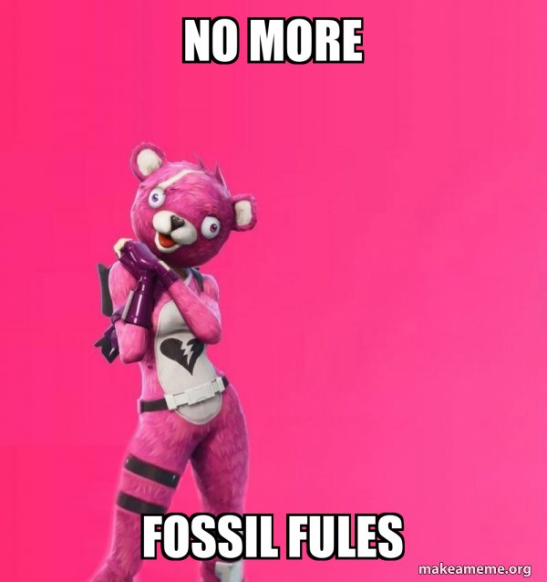 Creepy Bear Fortnite meme