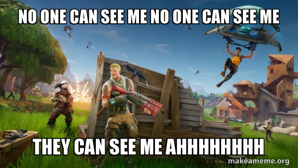 Fortnite Battle Royale game meme