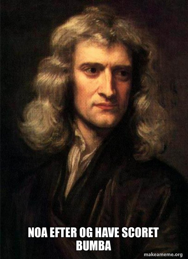 Sir Isaac Newton meme