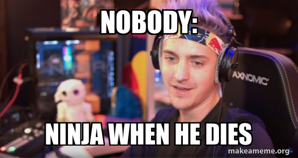 Ninja Tyler Blevins meme