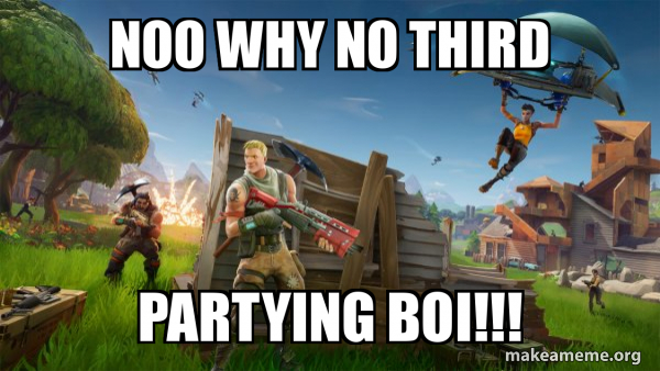 Fortnite Battle Royale game meme