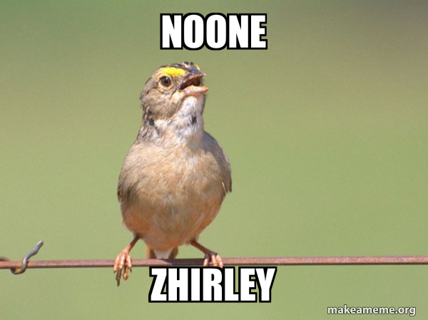 Common Opinion Sparrow meme