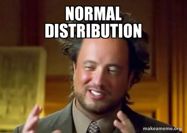 normal distribution - Ancient Aliens - Crazy History Channel Guy Meme ...