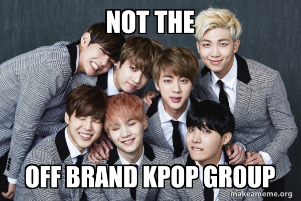 K-Pop Band BTS (Bangtan Boys) meme