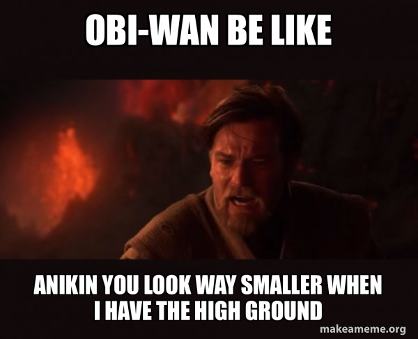 Obi-Wan Kenobi - You Were The Chosen One! meme