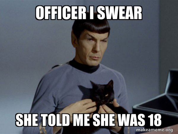 Spock and Cat Meme meme