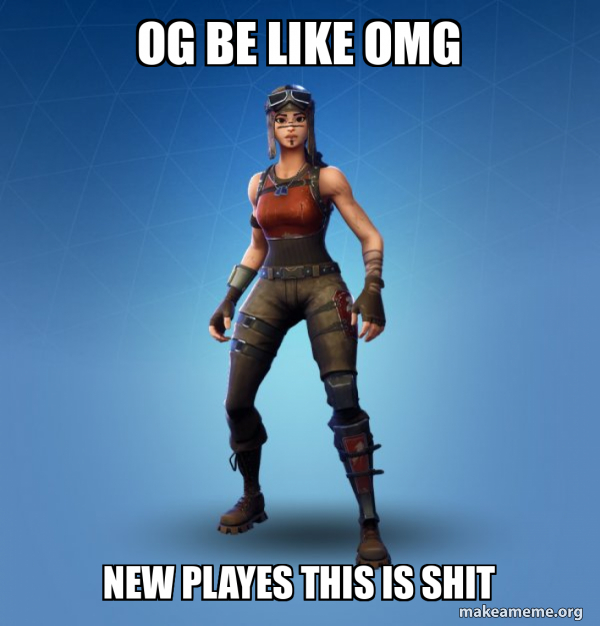 Renegade Raider Fortnite Skin meme