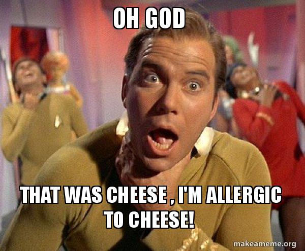 Captain kirk allergies
