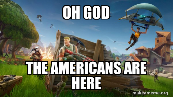 Fortnite Battle Royale game meme