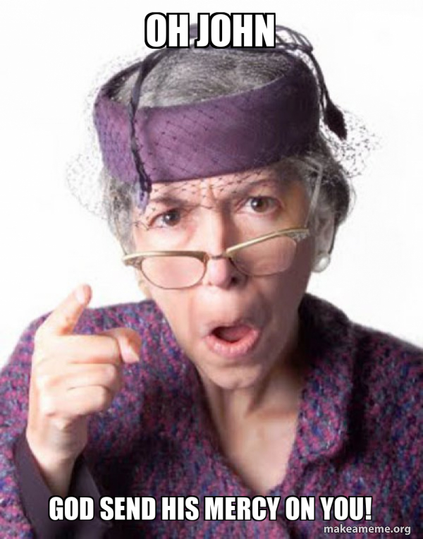 Disapproving Grandma meme