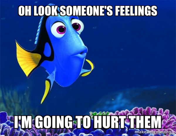 Dory from Nemo (5 second memory) meme