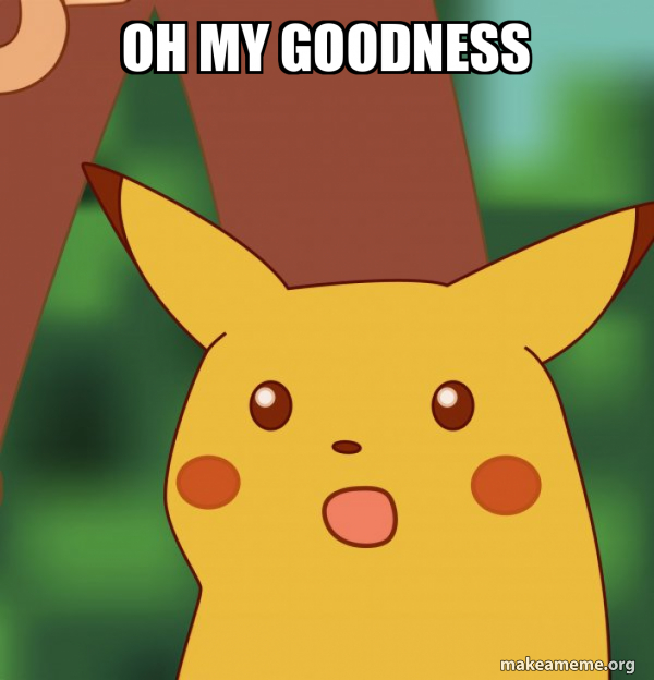Surprised Pikachu meme