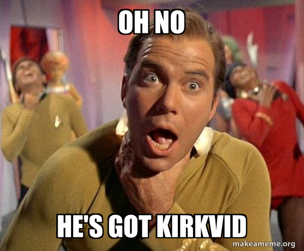 Captain Kirk Choking meme