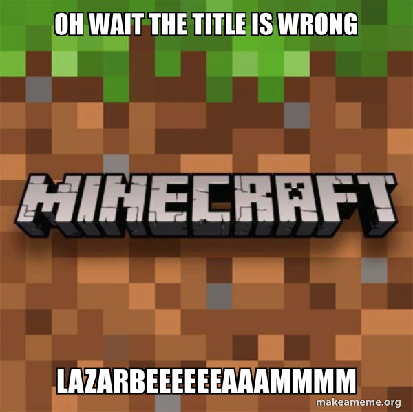 Minecraft meme